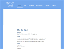 Tablet Screenshot of blueskyvision.com